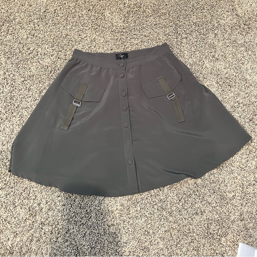 Aqua Green Mini Skirt